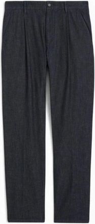 Aspesi Broeken, Heren, Blauw, 2Xl, Denim, Pantalone Mono Pince Denim Leggero
