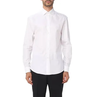 Ferragamo Long-Sleeved Gancini Sporty Shirt, Size Small