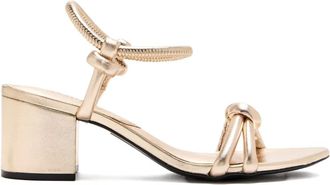 Schutz Luna 60mm sandalen met blokhak - Goud