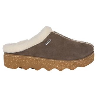 Rohde Taupe Su&egrave;de Pantoffels - Dames - Pantoffels - Beige - 39 EU - Su&egrave;de - Schoenen