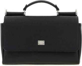 Dolce & Gabbana Sicily Bag - Dames - Handtassen - Zwart - ONE Size - Leer - Tassen