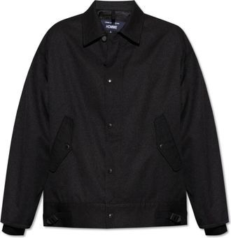 Comme Des Gar&ccedil;ons Jas met zakken - Heren - Zomerjassen - Zwart - M - Wol - Jassen