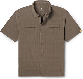 Rabbit Mens High Country Relaxed Shirt Brown XXL