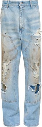 Maison Margiela Jeans con effetto vissuto - Blu