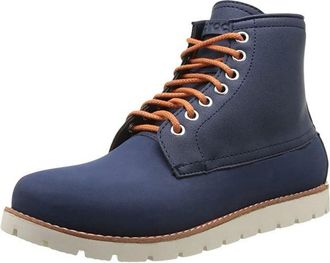 Crocs Cobbler 2.0 Mens Navy Boots - Blue Leather - Size UK 9