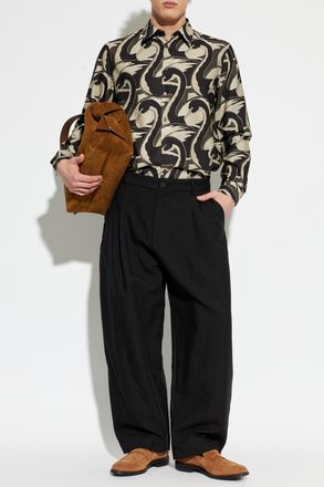 Paul Smith Patterned Shirt, Mens, Beige