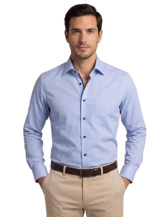 Eterna business overhemd Eterna Comfort Fit lichtblauw