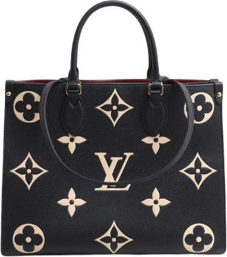 Louis Vuitton Pre-owned Tote Bag - Dames - Vintage Shopper - Zwart - ONE Size - Leer - Vintage