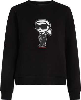 Karl Lagerfeld Ikon sketch sweatshirt - Black