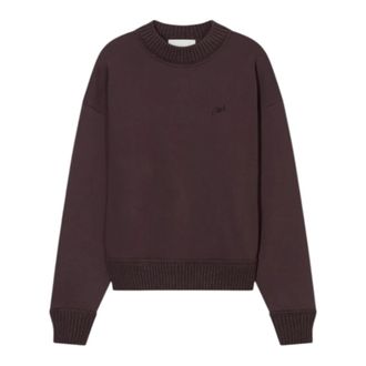 Closed Crewneck Sweatshirt - Dames - Sweatshirts - Bruin - M - Katoen - Hoodies & sweatvesten