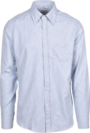 Deuxieme Shirt Light Blue Cotton Shirt