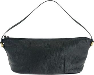 Gucci Pre-owned Shoulder Bags, female, Black, Size: ONE SIZE Pre-owned Fabric handbags