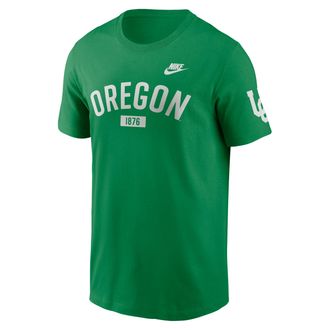 Nike Oregon Legacy Arch 2-Hit Nike Mens College T-Shirt in Green | N19930DUOV-5ML