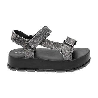 Melissa Schoenen, Dames, Grijs, 38 EU, Denim, Flowing Platform Denim