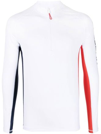 Orlebar Brown logo-print sleeve T-shirt - men - Spandex/Elastane/Polyamide - S - White