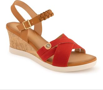 Andrea Womens Wedge Sandals