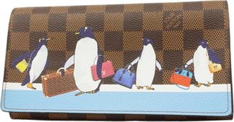 Louis Vuitton Ebene Long Wallet (Bi-Fold) (Pre-Owned)