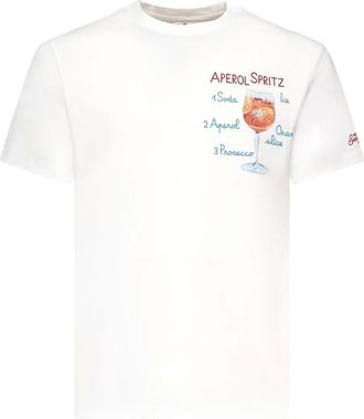 MC2 Saint Barth T-shirt Aperol Spritz - Bianco