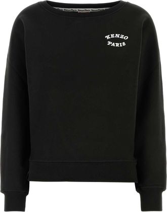 Kenzo Black Cotton Sweatshirt