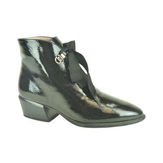 Hispanitas Lace Botje +N. 3cm - Dames - Schoenen - Zwart - Maat: 36 EU