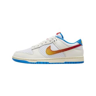 Nike Nike Dunk Low Retro SE Shoes (HQ3613-133, Sail/Tour Yellow/Photo Blue/University Red), Sail/Tour Yellow/Photo Blue/University Red, 8.5 UK