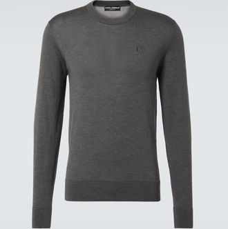 Dolce & Gabbana Logo silk sweater