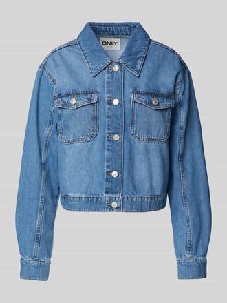 Only Regular Fit Jeansjacke aus reiner Baumwolle Modell LUMI in Jeansblau, Gr&ouml;&szlig;e M