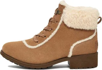 UGG (WMNS) UGG Bodie Fur Lace Boot Chestnut 1153472-CHE