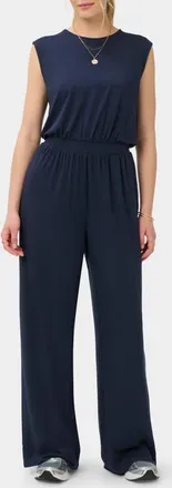 Sweaty Betty Grown-On Sleeve Jumpsuit in Navy Blue at Nordstrom, Size X-Small