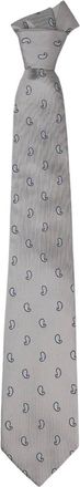 LUIGI BORRELLI NAPOLI Peasley Stropdas - Heren - Stropdassen - Grijs - ONE Size - Accessoires