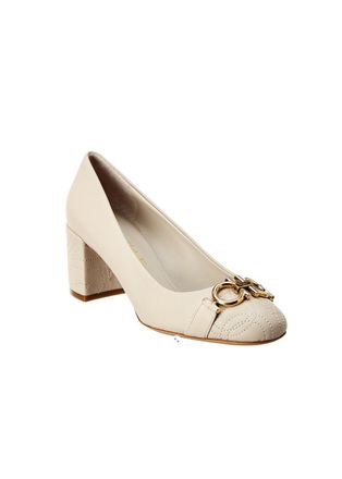 Ferragamo Garda Quilted Leather Pumps Size 40