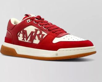 Amiri low top calfskin sneakers contrast sole