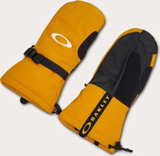 Oakley Mens Powder Ridge Mittens, Amber Yellow, Large