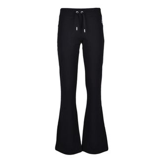 Juicy Couture Wide Trousers, female, Black, Size: XS Pantajazz Trousers