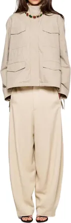 OOF Wear Beige Field Jacket Cotton Field Jacket