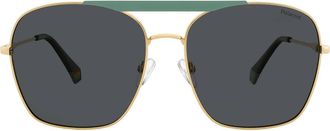 Polaroid Polarized Grey Pilot Ladies Sunglasses PLD 6201/S/X 03JN/M9 59