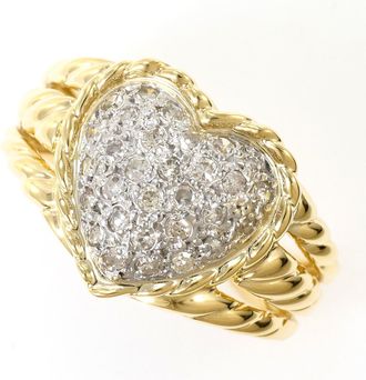C&A Unbranded Platinum yellow gold yellow gold (18K) Platinum 900 Band Ring (Pre-Owned)