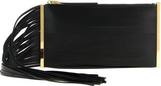 Elisabetta Franchi Fringes Clutch Bag