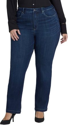 NYDJ Nydj Plus Teresa Ink Skyline Wide Leg Jean