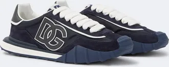 Dolce & Gabbana Zapatillas DG de lona con ante
