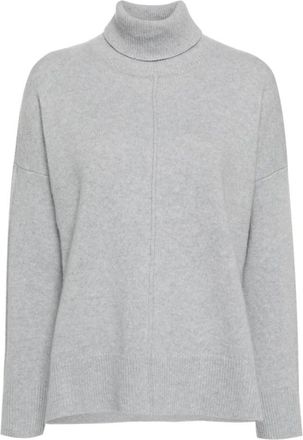 Eleventy Turtle Neck Truien - Dames - Coltruien - Grijs - XL - Wol - Truien & Vesten