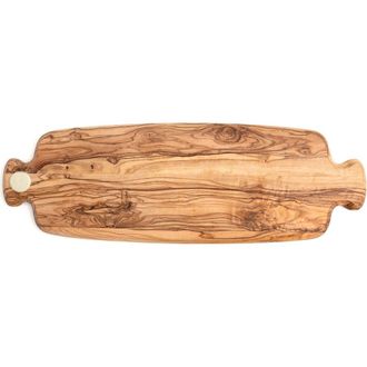 B&eacute;rard Olive Wood Cutting Board, 16.5 x 5.5 x 0.75 in Brown at Nordstrom