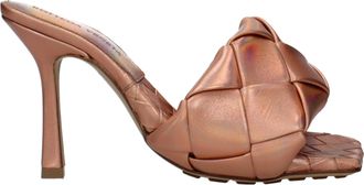 Bottega Veneta Lido Sandalen Damess Roze/perzikleer