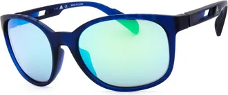 adidas SP0011 91C Matte Blue/Smoke Mirror