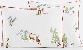 La Redoute Interieurs Kussensloop in perkalkatoen, Alpes