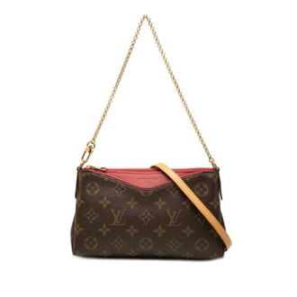 Louis Vuitton Pre-owned Pallas Clutch - Dames - Pre-owned - Bruin - Maat: ONE Size Leer