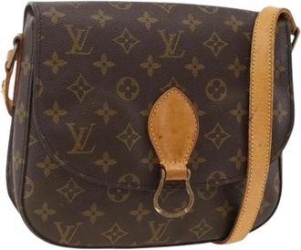 Louis Vuitton Pre-owned Cross Body Bags, female, Brown, Size: ONE SIZE Pre-owned Saint Cloud GM Shoulder Bag