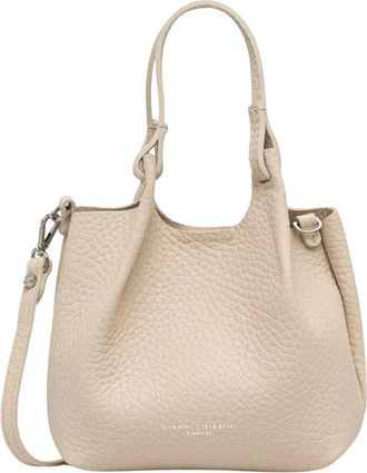Gianni Chiarini DUA Mini Bag - Dames - Shoppers - Beige - ONE Size - Leer - Tassen