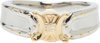 Celine Yellow Gold (18K) Platinum 900 Band Ring (Pre-Owned)