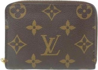 Louis Vuitton Pre-owned Monogram Coin Purse - Dames - Vintage Accessoires - Bruin - ONE Size - Vintage
